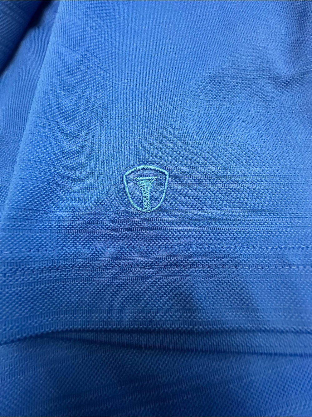 Men's Polo Shirt in Cobalt Blue - Classic Short Sleeve - Picture 4 of 4